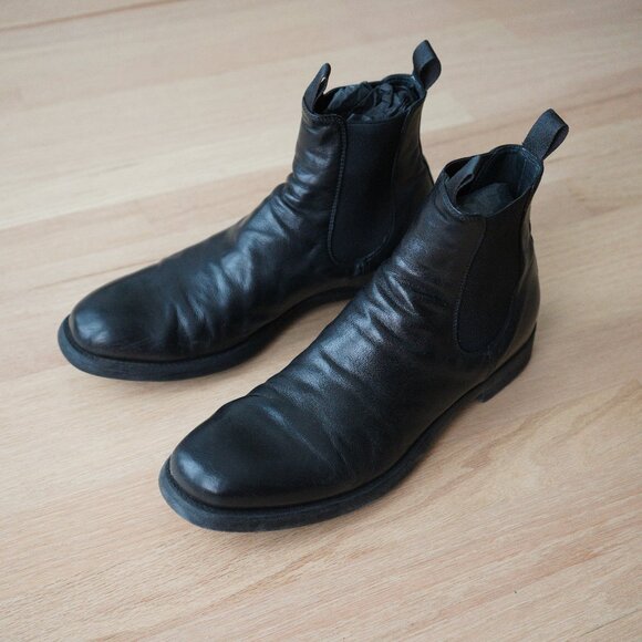 Officine Creative black Leather Chelsea Boots - Picture 1 of 9